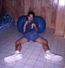 Brent with peanut ball 1998