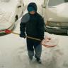 shoveling snow in 2000